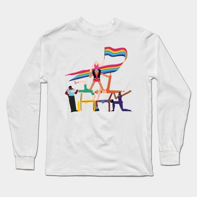 Stand together Long Sleeve T-Shirt by damppstudio